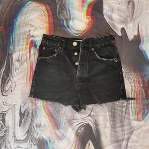 Size 2 super short Zara shorts